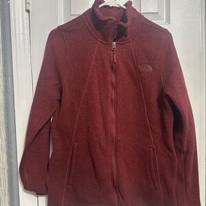 The North Face women Burgundy Puffer Jacket